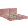 Růžová žinylková dvoulůžková postel MICADONI Solange 180 x 200 cm -fv-interier-25