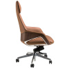 Hnědá koženková kancelářská židle Angel Cerdá No. 4209