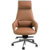 Hnědá koženková kancelářská židle Angel Cerdá No. 4209