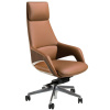 Hnědá koženková kancelářská židle Angel Cerdá No. 4209