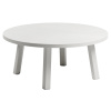 Bílý nízký zahradní stolek Maximo Tavolino 70 cm