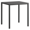 Tmavě šedý zahradní stůl Piave 70 x 70 cm