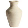Béžová váza Kave Home Pria 36 cm