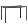 Tmavě šedý zahradní stůl Piave 120 x 70 cm