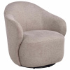 Béžové čalouněné otočné křeslo ROWICO CHAPELTOWN