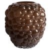 Hnědá skleněná váza Kave Home Mure 30 cm