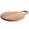 Dřevěné servírovací prkénko Kave Home Dalme 27 cm