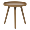 Hnědý odkládací stolek Sasha Ø 41 cm