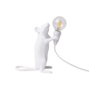 Bílá stolní lampa Mouse Standing