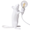 Bílá stolní lampa Mouse Standing