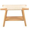 Přírodní dubová stolička KINTARO 43 cm
