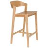 Dubová barová židle Wooz 65 cm
