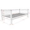 Dřevěná postel Vipack Forrest 90 x 200 cm