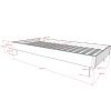 Dubová postel Vipack Forrest 90 x 200 cm