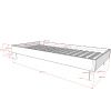 Bílá dřevěná postel Vipack Forrest 90 x 200 cm