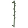 Zelený nástěnný věšák EDDISON 100 cm