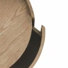 Dubový noční stolek Timeo ø 40 cm -fv-interier-25