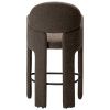 Hnědá bouclé barová židle Aole 69 cm