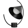 Černá kovová stolní lampa Angel Cerdá No. 8117