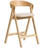 Dřevěná barová židle Kave Home Godia 65 cm