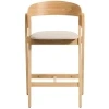 Dřevěná barová židle Kave Home Godia 65 cm