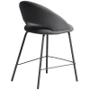 Šedá čalouněná barová židle Kave Home Bonali 65 cm