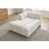 Bílá bouclé lenoška Annecy 170 cm, levá -fv-interier-25