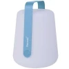 Světle modrá venkovní LED lampa Fermob Balad² 38 cm