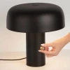 Černá kovová stolní LED lampa Nova Luce Noelia -fv-interier-25