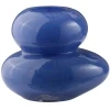 Modrá skleněná váza BULB 11 cm