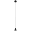Černé kovové závěsné LED světlo Nova Luce Irmos 6 cm