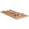 Světle hnědá dubová prodlužovací deska ke stolu CLAPPERTON 45 x 95 cm