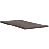 Hnědá dubová prodlužovací deska ke stolu CLAPPERTON 45 x 95 cm