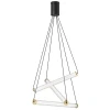 Skleněné závěsné LED světlo Nova Luce Eliot 55 cm
