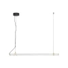 Skleněné závěsné LED světlo Nova Luce Eliot 102 cm