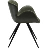 Zelená koženková jídelní židle DAN-FORM Gaia