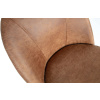 Koňakově hnědá kožená jídelní židle Tergi -fv-interier-25
