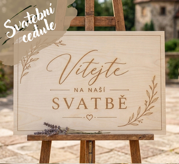 Svatební cedule