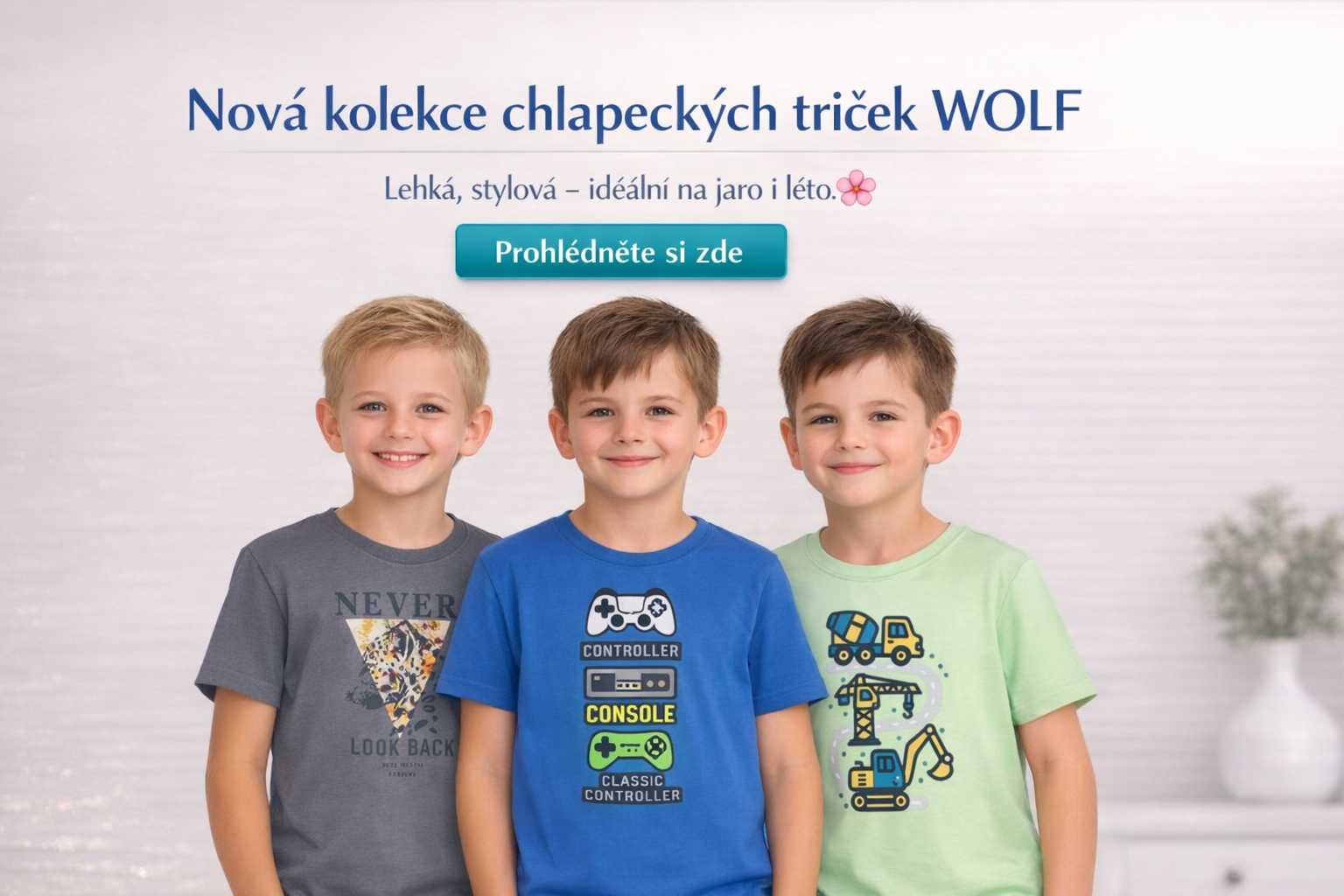 Chlapecká trička Wolf