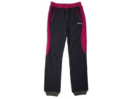 WOLF Dívčí nezateplené softshellové kalhoty, šedé