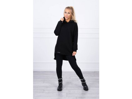 eng pl Insulated sweatshirt with longer back black 20626 3