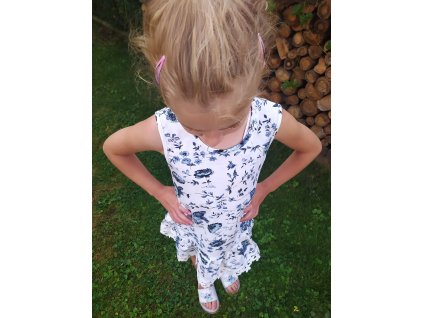 Dívčí tunika s krajkou