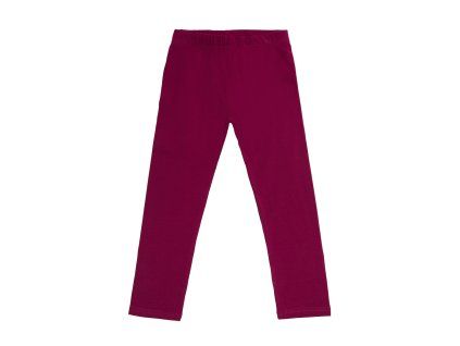 Dívčí legginy Basic - bordo - velikost 122