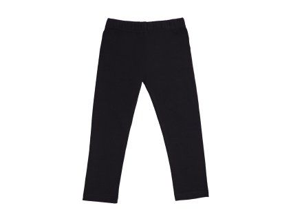Dívčí legginy Basic - černá - velikost 122