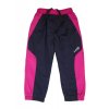 Dívčí zateplené šusťákové kalhoty WOLF, růžová vsadka