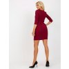 pol pl Hurt Bordowa dopasowana sukienka koktajlowa do kolana 390632 5