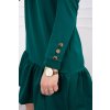 eng pl Dress with a flounce dark green 18351 4