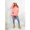 eng pl Sweatshirt with long back and hood apricot 20348 1 (1)