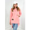 eng pl Sweatshirt with long back and hood apricot 20348 2 (1)