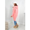 eng pl Sweatshirt with long back and hood apricot 20348 4